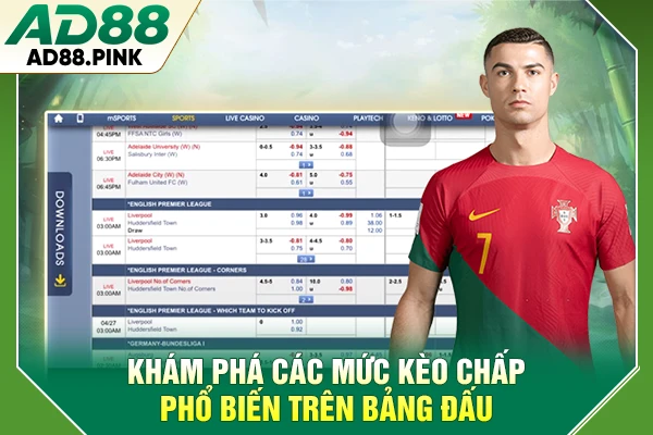 Tìm Hiểu Về Kèo Chấp Và Cách Đọc Tỷ Lệ Trong Bóng Đá Khám phá các mức kèo chấp phổ biến trên bảng đấu