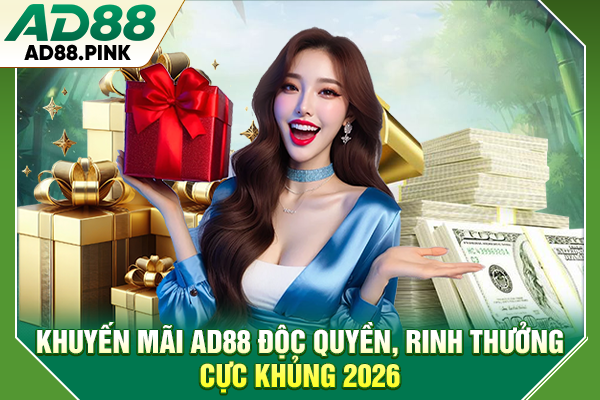 Khuyến Mãi AD88 Độc Quyền, Rinh Thưởng Cực Khủng