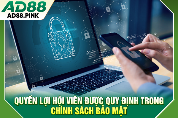Chính Sách Bảo Mật AD88 Chi Tiết, Đầy Đủ Nhất 2026 Quyền lợi hội viên được quy định trong chính sách bảo mật